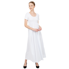High Waist Short Sleeve Maxi Dress Icon