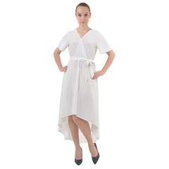 Front Wrap High Low Dress Icon
