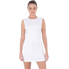 Lace Up Front Bodycon Dress Icon