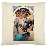 Fruit by Alfons Mucha 1897 Large Cushion Case (Two Sides)