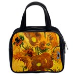 Vase With Fifteen Sunflowers By Vincent Van Gogh 1888 Classic Handbag (Two Sides)
