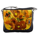 Vase With Fifteen Sunflowers By Vincent Van Gogh 1888 Messenger Bag