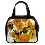 Vase With Fifteen Sunflowers By Vincent Van Gogh 1889 Classic Handbag (Two Sides)