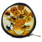 Vase With Fifteen Sunflowers By Vincent Van Gogh 1889 Mini Makeup Bag