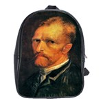 Self Portrait By Vincent Van Gogh 1886 School Bag (Large)