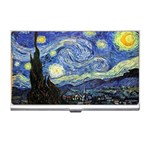 Starry Night By Vincent Van Gogh 1889 Business Card Holder