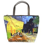 Cafe Terrace At Night By Vincent Van Gogh 1888  Bucket Bag