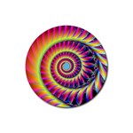 Fractal34 Rubber Round Coaster (4 pack)