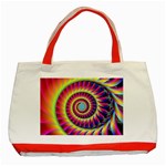 Fractal34 Classic Tote Bag (Red)