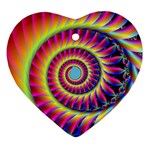 Fractal34 Heart Ornament (Two Sides)
