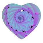 Fractal34 Heart Ornament (Two Sides)