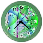 Fractal34 Color Wall Clock