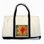 Jd 300 001 Joyce Dickens Almost A Blossom In Bubbles Two Tone Tote Bag