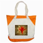 Jd 300 001 Joyce Dickens Almost A Blossom In Bubbles Accent Tote Bag