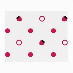 Strawberry Circles Pink Glasses Cleaning Cloth by strawberrymilk