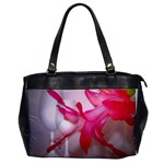 Christmas Cactus And Two Glasses2700x2100 Oversize Office Handbag (One Side)
