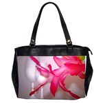Christmas Cactus And Two Glasses2700x2100 Oversize Office Handbag (Two Sides)