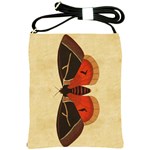 Vintage Moth Shoulder Sling Bag