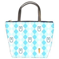 Plaid Bunny Bucket Bag by Contest1612479