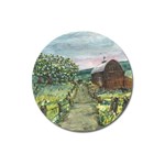 Amish Apple Blossoms - Ave Hurley - Magnet 3  (Round)