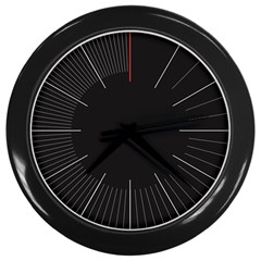 A Clock Wall Clock (black) by Contest1736494