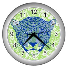 Cheetah Alarm Wall Clock (silver) by Contest1738807
