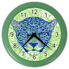 Cheetah Alarm Wall Clock (color) by Contest1738807