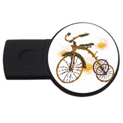 Tree Cycle 4gb Usb Flash Drive (round) by Contest1753604