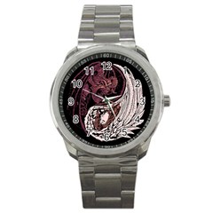 Yinyang Sport Metal Watch by DesignsbyReg2
