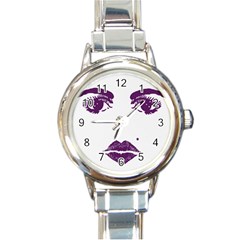 Beauty Time Round Italian Charm Watch by Contest1704350