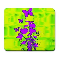 Butterfly Green Large Mouse Pad (rectangle) by uniquedesignsbycassie