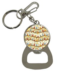 Autumn Owls Bottle Opener Key Chain by Ancello