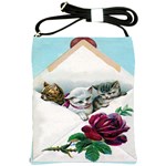 Valentine Kittens Shoulder Sling Bag