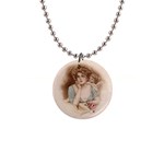 Vintage Valentine 1  Button Necklace
