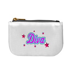  Pink Diva Coin Change Purse by Colorfulart23