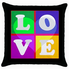 White Black Throw Pillow Case by Contest1721342
