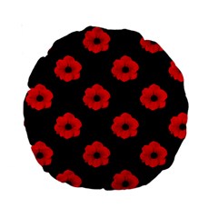 Poppies 15  Premium Round Cushion  by Contest1879409