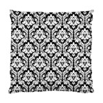 Black & White Damask Pattern Standard Cushion Case (Two Sides)