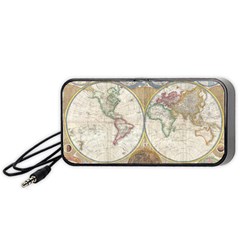 1794 World Map Portable Speaker (black) by StuffOrSomething