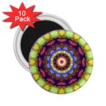 Rainbow Glass 2.25  Button Magnet (10 pack)