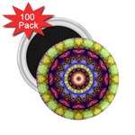 Rainbow Glass 2.25  Button Magnet (100 pack)