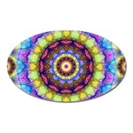 Rainbow Glass Magnet (Oval)