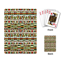 Aztec Grunge Pattern Playing Cards Single Design by dflcprints