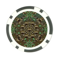 Japanese Garden Poker Chip by dflcprints