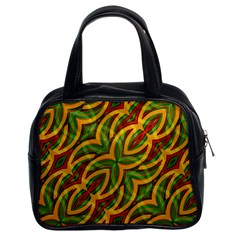 Tropical Colors Abstract Geometric Print Classic Handbag (two Sides) by dflcprints