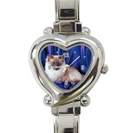 Rag Doll Cat D4 Heart Italian Charm Watch