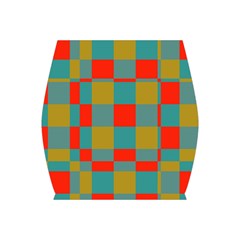 Squares In Retro Colors Bodycon Skirt by LalyLauraFLM