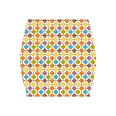 Colorful Rhombus Pattern Bodycon Skirt by LalyLauraFLM