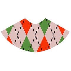 Argyle Pattern Abstract Design Skater Skirt by LalyLauraFLM