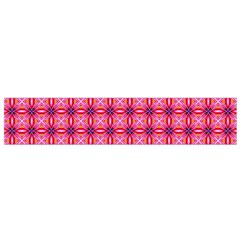 Abstract Pink Floral Tile Pattern Flano Scarf (small) by GardenOfOphir